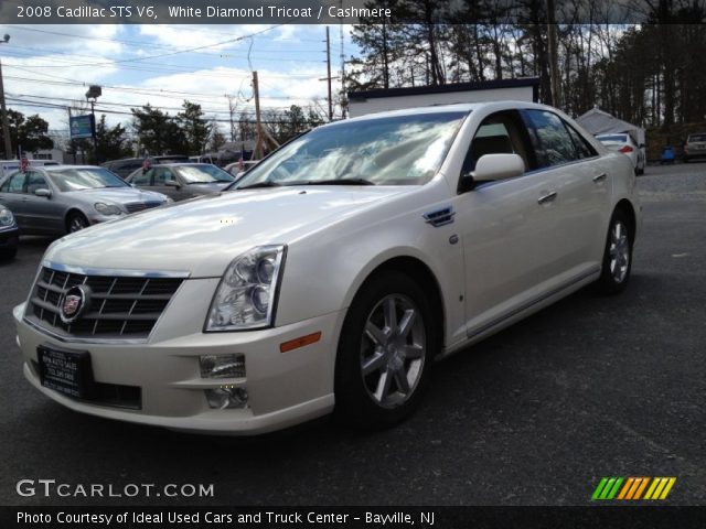 2008 Cadillac STS V6 in White Diamond Tricoat