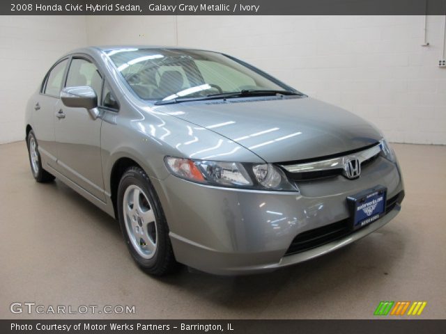 2008 Honda Civic Hybrid Sedan in Galaxy Gray Metallic