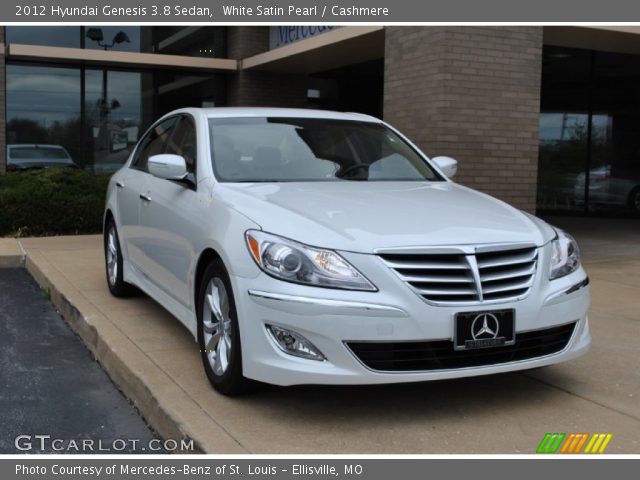 2012 Hyundai Genesis 3.8 Sedan in White Satin Pearl