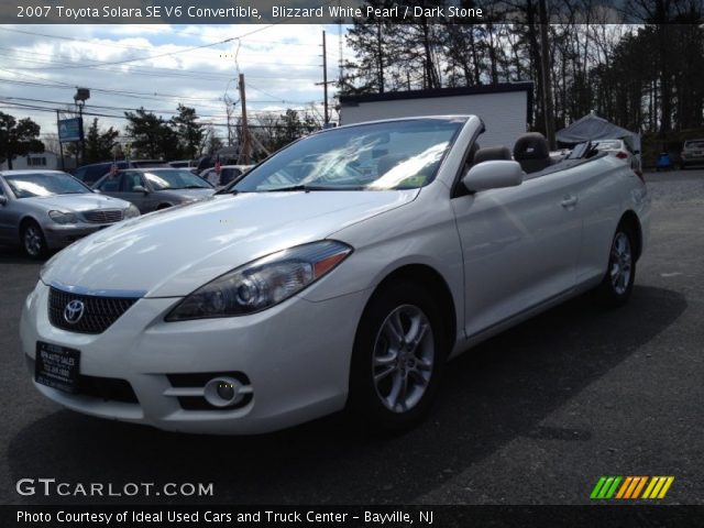 2007 Toyota Solara SE V6 Convertible in Blizzard White Pearl