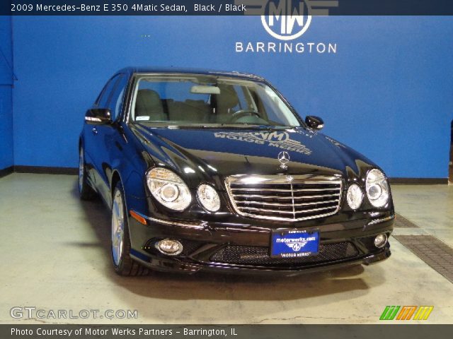2009 Mercedes-Benz E 350 4Matic Sedan in Black