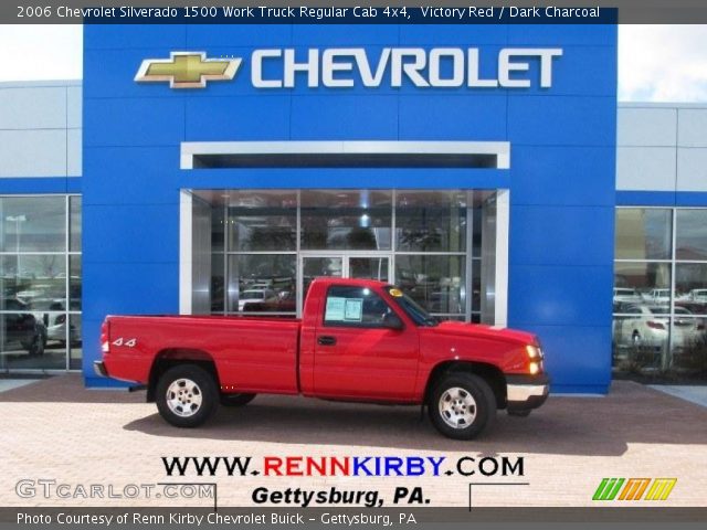 2006 Chevrolet Silverado 1500 Work Truck Regular Cab 4x4 in Victory Red