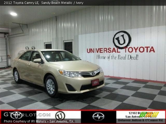 2012 Toyota Camry LE in Sandy Beach Metallic