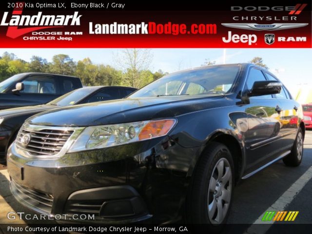 2010 Kia Optima LX in Ebony Black