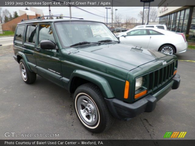 1999 Jeep Cherokee Sport 4x4 in Forest Green Pearl