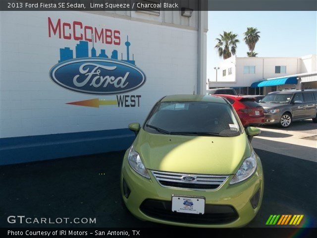 2013 Ford Fiesta SE Sedan in Lime Squeeze