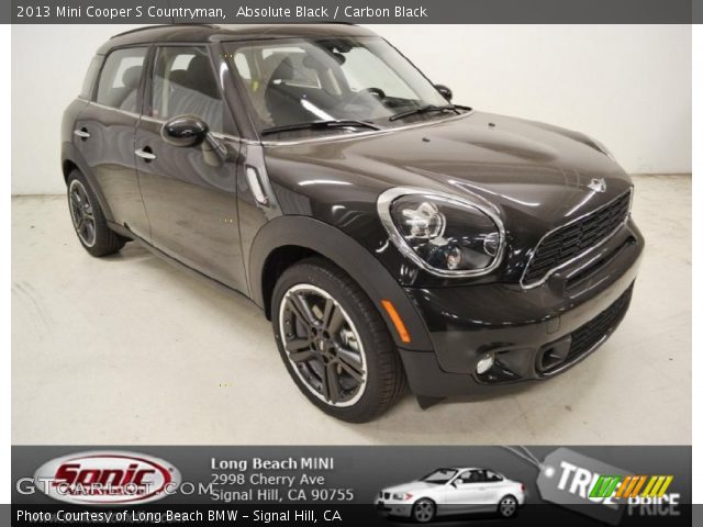 2013 Mini Cooper S Countryman in Absolute Black