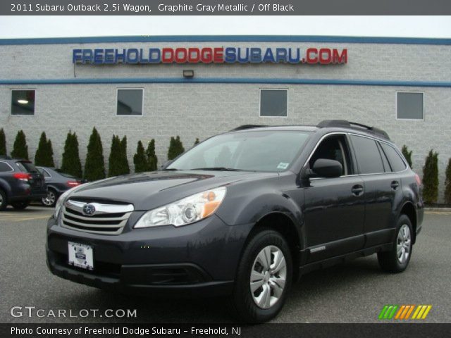 2011 Subaru Outback 2.5i Wagon in Graphite Gray Metallic