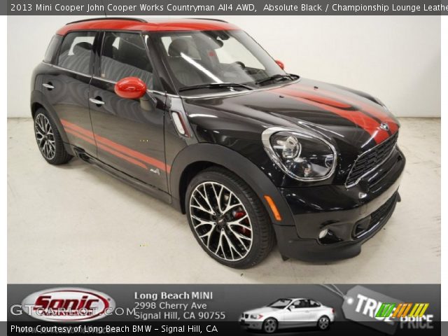 2013 Mini Cooper John Cooper Works Countryman All4 AWD in Absolute Black