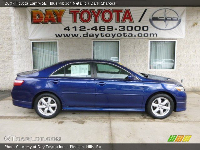 2007 Toyota Camry SE in Blue Ribbon Metallic