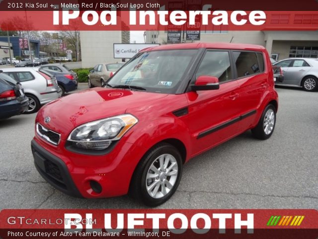 2012 Kia Soul + in Molten Red
