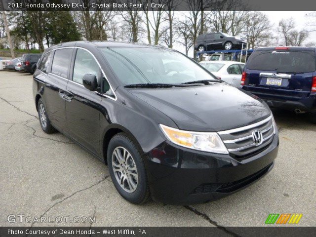 2013 Honda Odyssey EX-L in Crystal Black Pearl