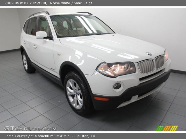 2009 BMW X3 xDrive30i in Alpine White