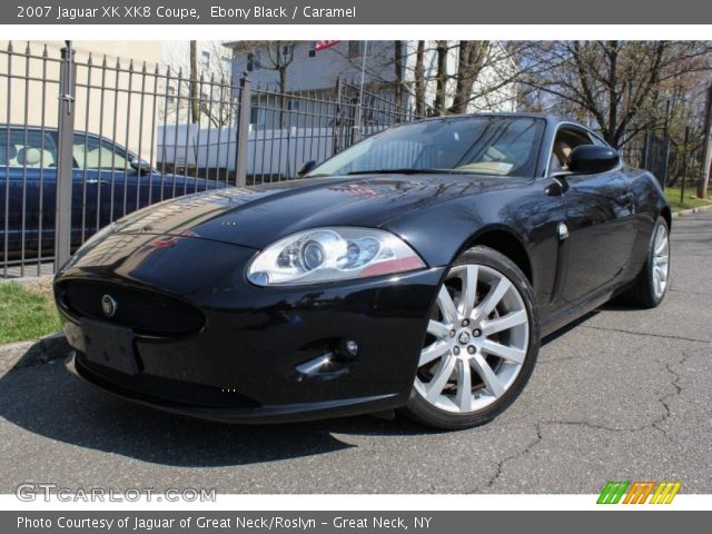 2007 Jaguar XK XK8 Coupe in Ebony Black