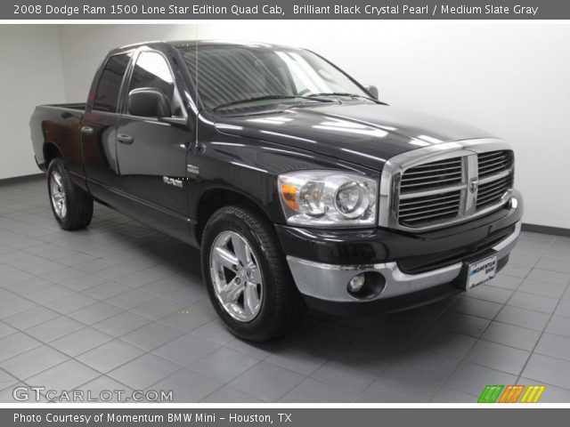 2008 Dodge Ram 1500 Lone Star Edition Quad Cab in Brilliant Black Crystal Pearl