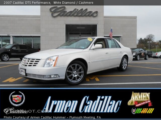 2007 Cadillac DTS Performance in White Diamond