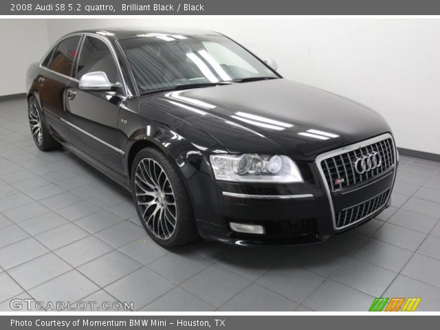 2008 Audi S8 5.2 quattro in Brilliant Black
