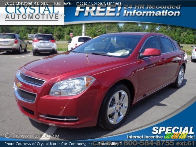 2011 Chevrolet Malibu LT in Red Jewel Tintcoat