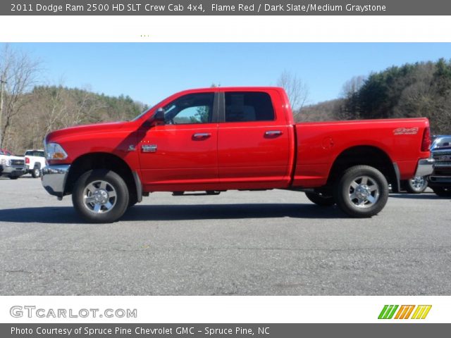 2011 Dodge Ram 2500 HD SLT Crew Cab 4x4 in Flame Red