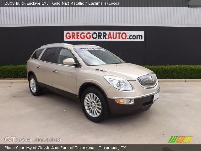 2008 Buick Enclave CXL in Gold Mist Metallic