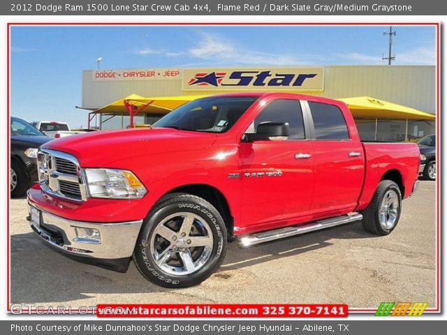 2012 Dodge Ram 1500 Lone Star Crew Cab 4x4 in Flame Red