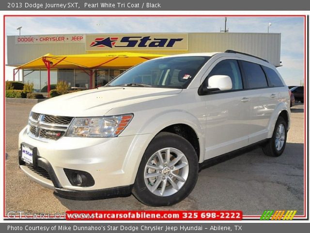 2013 Dodge Journey SXT in Pearl White Tri Coat
