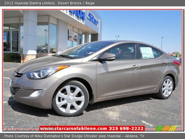 2013 Hyundai Elantra Limited in Desert Bronze