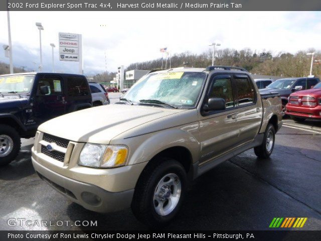 2002 Ford Explorer Sport Trac 4x4 in Harvest Gold Metallic