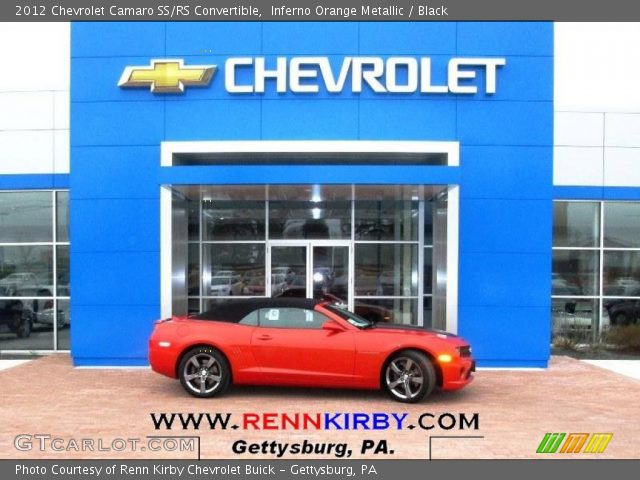 2012 Chevrolet Camaro SS/RS Convertible in Inferno Orange Metallic