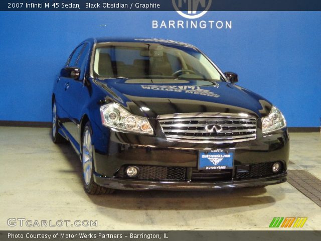2007 Infiniti M 45 Sedan in Black Obsidian