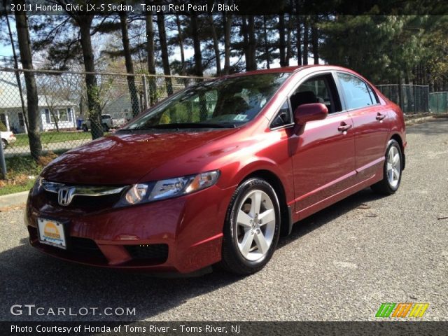 2011 Honda Civic LX-S Sedan in Tango Red Pearl