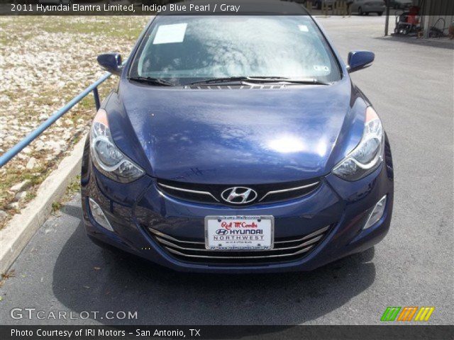 2011 Hyundai Elantra Limited in Indigo Blue Pearl
