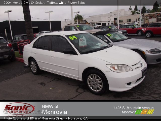 2004 Honda Civic LX Sedan in Taffeta White