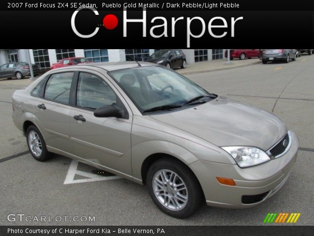 2007 Ford Focus ZX4 SE Sedan in Pueblo Gold Metallic