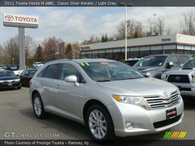 2011 Toyota Venza I4 AWD in Classic Silver Metallic