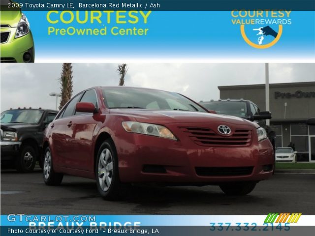 2009 Toyota Camry LE in Barcelona Red Metallic