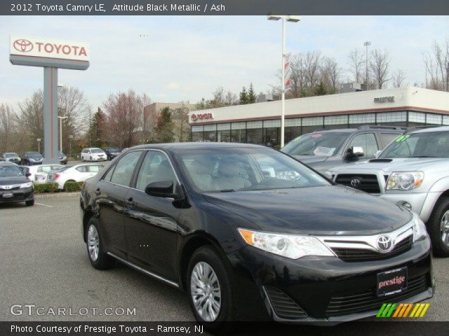 2012 Toyota Camry LE in Attitude Black Metallic