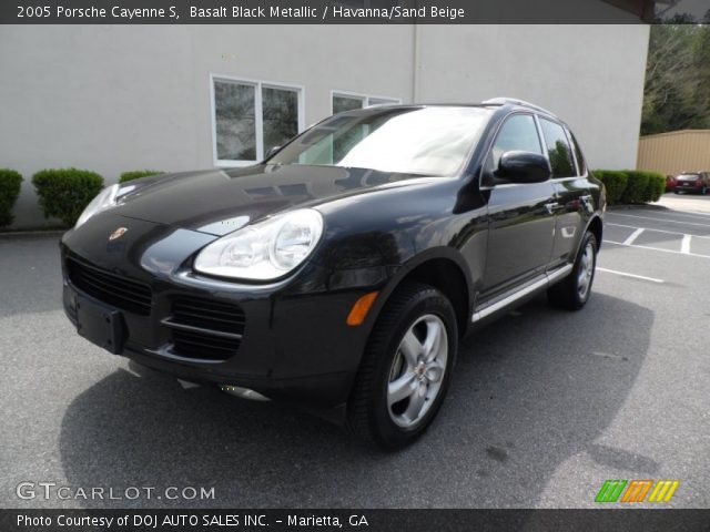 2005 Porsche Cayenne S in Basalt Black Metallic