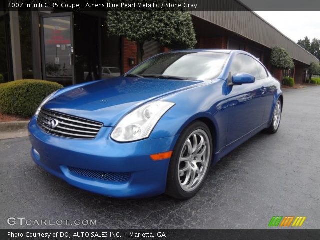 2007 Infiniti G 35 Coupe in Athens Blue Pearl Metallic