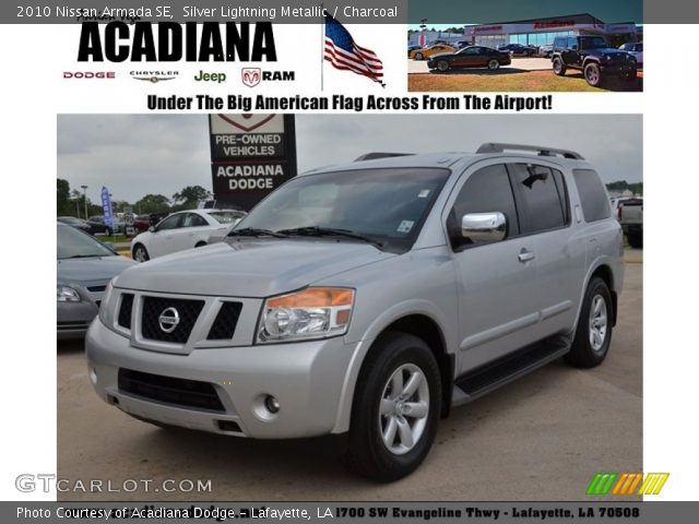 2010 Nissan Armada SE in Silver Lightning Metallic