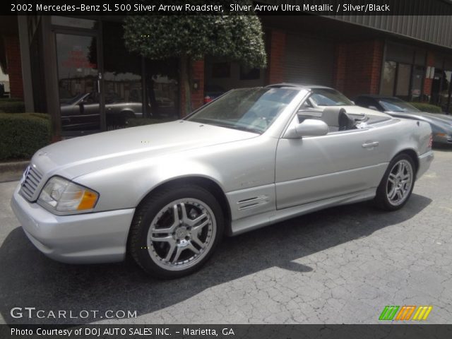 2002 Mercedes-Benz SL 500 Silver Arrow Roadster in Silver Arrow Ultra Metallic