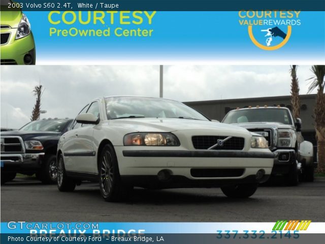2003 Volvo S60 2.4T in White