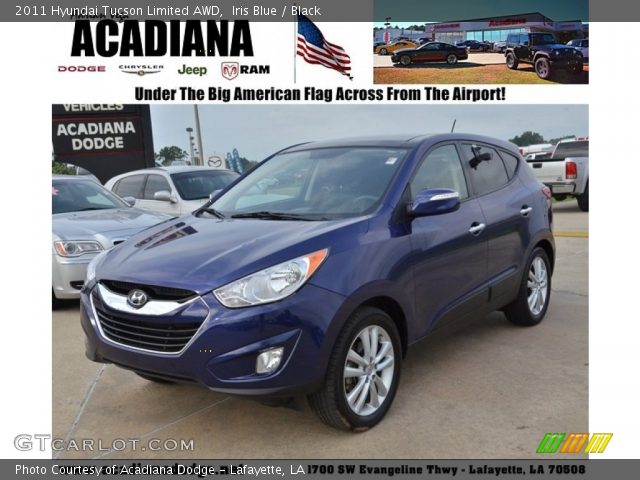 2011 Hyundai Tucson Limited AWD in Iris Blue