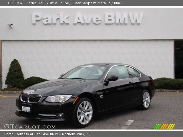 2012 BMW 3 Series 328i xDrive Coupe in Black Sapphire Metallic