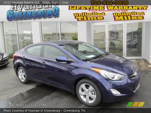 2013 Hyundai Elantra GLS in Indigo Night