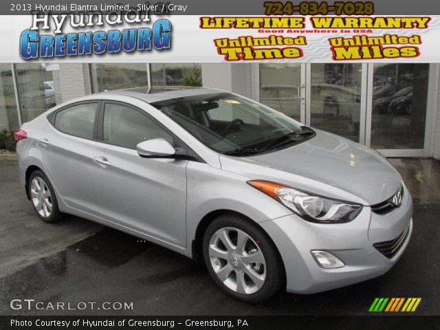 2013 Hyundai Elantra Limited in Silver