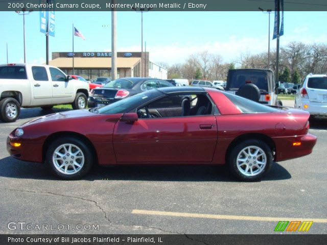 2000 Chevrolet Camaro Coupe in Monterey Maroon Metallic