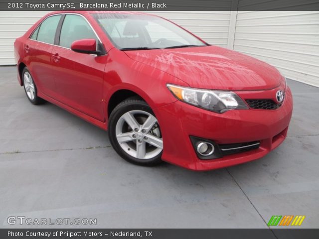 2012 Toyota Camry SE in Barcelona Red Metallic