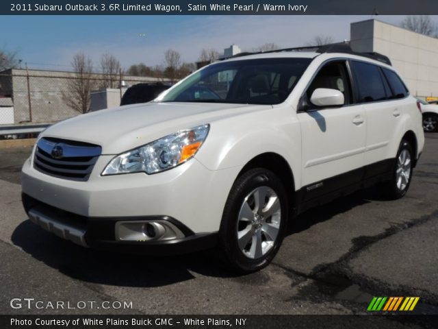 2011 Subaru Outback 3.6R Limited Wagon in Satin White Pearl