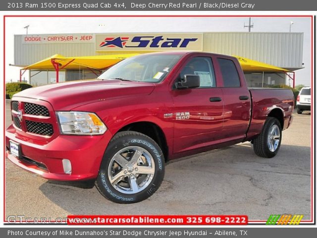2013 Ram 1500 Express Quad Cab 4x4 in Deep Cherry Red Pearl